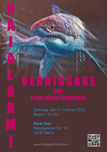Ausstellung Fisch.Taxi am 11. Februar 2023 in Berlin