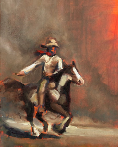 Der Reiter mit dem roten Schal